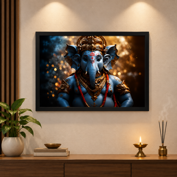 Lord Ganesha | Glossy Finish | Water Proof | GAN003