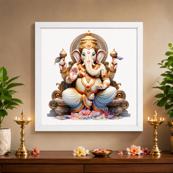 Lord Ganesha | Glossy Finish | Water Proof | GAN006