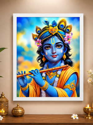 ChatGPT Image Jul 23, 2026, 10_20_33 PM Lord Krishna | Glossy Finish | Water Proof | KRI001