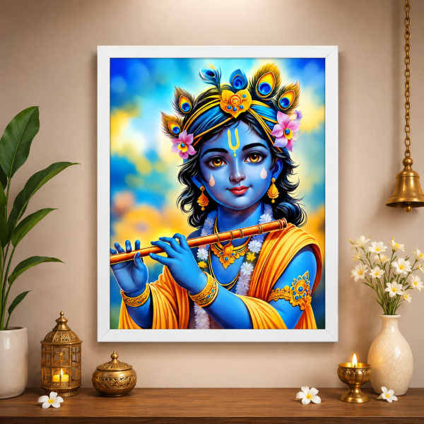 ChatGPT Image Jul 23, 2026, 10_20_33 PM Lord Krishna | Glossy Finish | Water Proof | KRI001