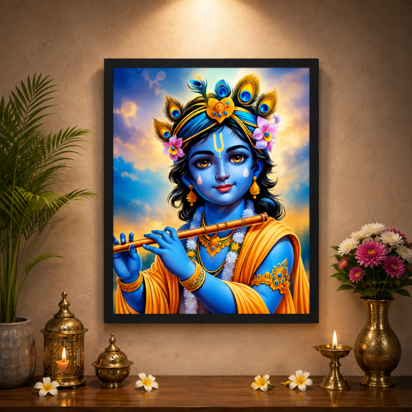ChatGPT Image Jul 23, 2026, 10_22_34 PM Lord Krishna | Glossy Finish | Water Proof | KRI001