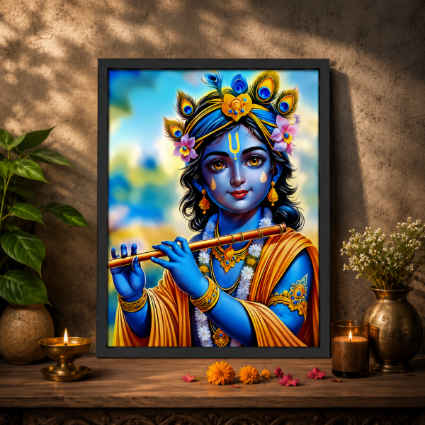 ChatGPT Image Jul 23, 2026, 11_14_31 PM Lord Krishna | Glossy Finish | Water Proof | KRI001