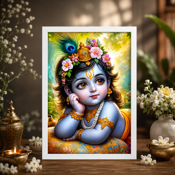 ChatGPT Image Jul 24, 2026, 01_03_21 PM Lord Krishna | Glossy Finish | Water Proof | KRI002